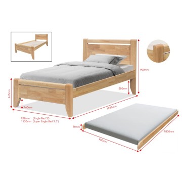 Wooden Bed WB1162